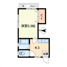 ヴィラ上池の間取り図