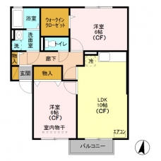 グリーンコート　弐番館の間取り図