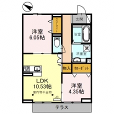 ノーブル浦和美園の間取り図