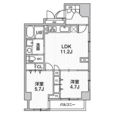ミリアレジデンス上池袋の間取り図