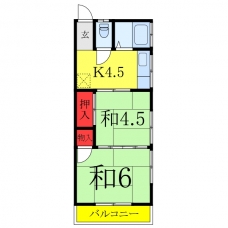 佐々木コーポの間取り図