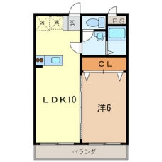 フローレス八番館の間取り図