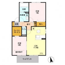 リヴェールの間取り図