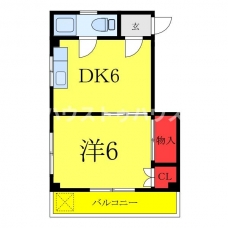 武藤マンションの間取り図