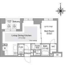 コンフォリア・リヴ文京護国寺の間取り図