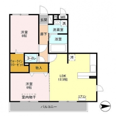 グランシャリオⅡの間取り図