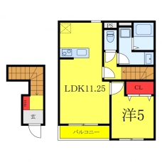 リーブルファイン川口上青木西の間取り図