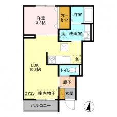 LIBERTEの間取り図