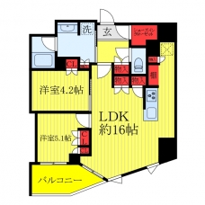パークホームズ文京本駒込の間取り図