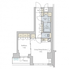Brillia　ist 文京六義園の間取り図