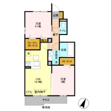 雅の間取り図