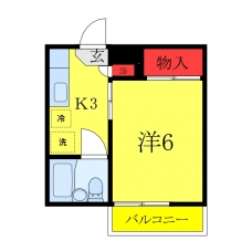 三山マンションの間取り図