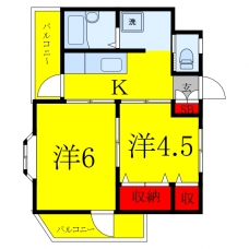 王子西ウィングの間取り図