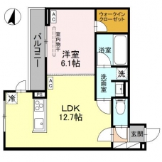 Noble raffiner北浦和の間取り図
