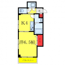 山一青木ステーツの間取り図