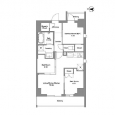 BPRレジデンス東日暮里の間取り図