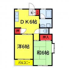グリーンヴィレッジの間取り図