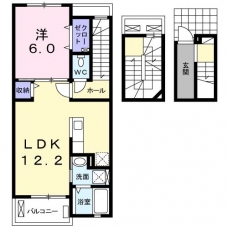 グランソレイユの間取り図