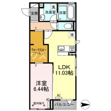 ラピュタ　ウイングスの間取り図
