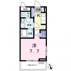サンティエ ホワイトマムの間取り図