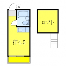 コスモコーポの間取り図
