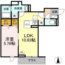 エクセリア中村北の間取り図