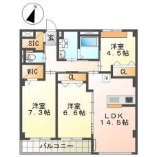 Ｅａｓｔ　ＷｉｓｔｅｒｉａⅠの間取り図