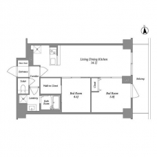 ＫＤＸレジデンス上板橋の間取り図