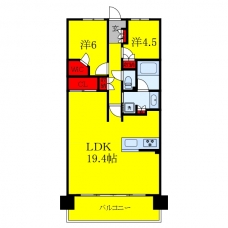 ザ・ガーデンズ東京王子　A棟の間取り図