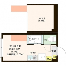 ハーモニーテラス泉町の間取り図