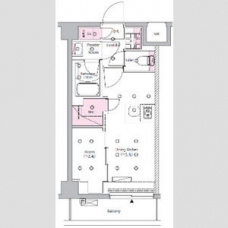 ＳＹＦＯＲＭＥ　ＮＩＳＨＩ－ＳＵＧＡＭＯの間取り図