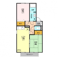 パティオ　弐番館の間取り図