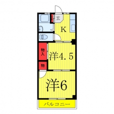 ミユキハイツの間取り図
