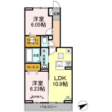 クーラクーＤの間取り図