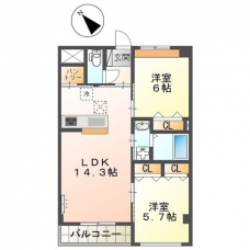 ｓｕｎｓｈｉｎｅ　ｒｅｓｉｄｅｎｃｅの間取り図