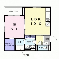 アジュール千川の間取り図