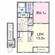 NEW DeFI恵美の間取り図