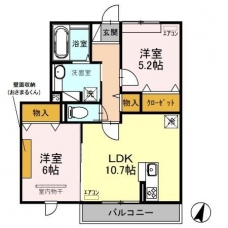 ティサージュの間取り図