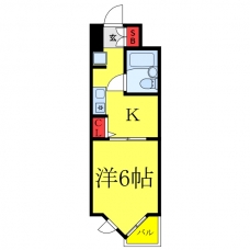 ヘリオス378立川の間取り図