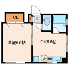 Ｓａｋｕｒａ　コーポの間取り図