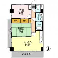 フリーダム光が丘Ⅱの間取り図