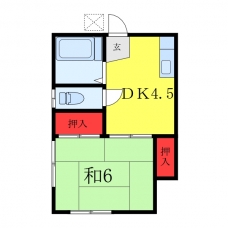 野口荘　の間取り図