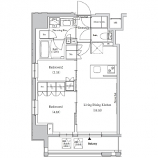 ザ・パークハビオ蕨の間取り図