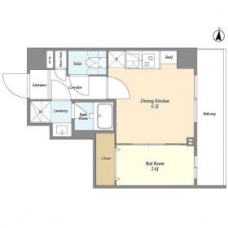 CREATIF日暮里の間取り図