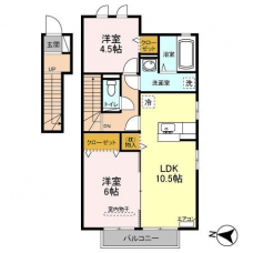 モダンコートウラワの間取り図