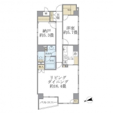麹町レジデンスの間取り図