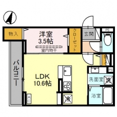 Noble raffiner 針ヶ谷の間取り図