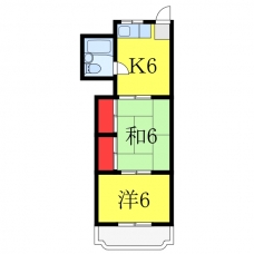 富士見ビルの間取り図