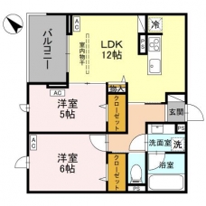 Noble villa浦和美園の間取り図