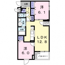 カーサ　シクーラの間取り図